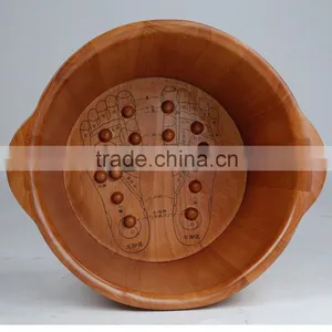 Wooden Foot Bath Foot Massager Help Blood Circulation thumbnail-1
