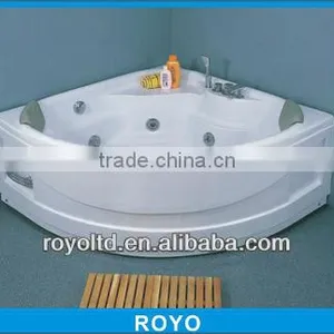 Corner Whirlpool Massage Bathtub W402 thumbnail-1