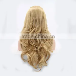 Hot Sale Facotry Price Good Quality Heat Resistant Synthetic Lace Front Wig thumbnail-2