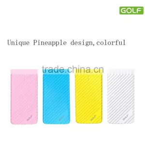2016 Pineapple Model Customized LOGO Portable Mobile Power Bank 4000mAh With Led Power Bank thumbnail-1