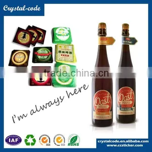 Removable Adhesive PVC Beverage Wine Sticker thumbnail-1