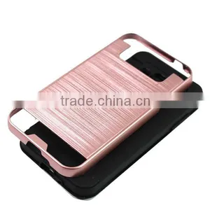 C&T Dual Layer Protective Hybrid Brushed Armor Hard Cover Case for Samsung Galaxy Grand Prime G530 thumbnail-3