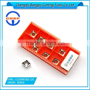 Carbide Turning Insert CCGT09T302-LHC BU810 for Aluminum Finishing thumbnail-1