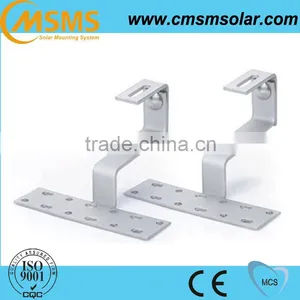 High Quality Stainless Steel Solar Roof Hook for Panel Mounting thumbnail-1
