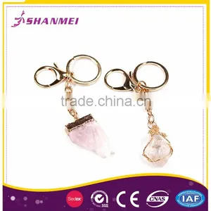 Customisable Packaging Druzy Alloy Wholesale Sexy Women Key Chain thumbnail-1