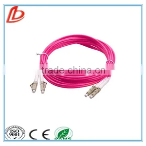 OM4 LC to LC Duplex Fiber Optic Patch Cord,OM4 Fiber Optic Jumper/cables thumbnail-1