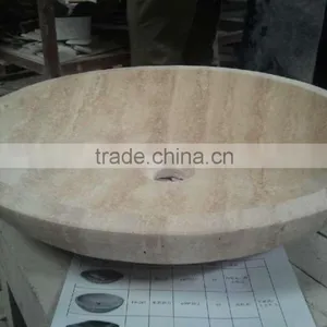 Beige Limestone Sink thumbnail-1