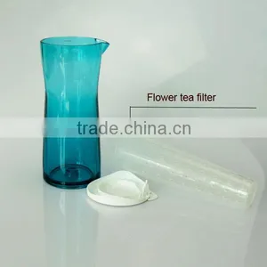 600ml Plastic Pitcher With Fruit Infuser(Blue) thumbnail-5