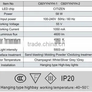 High Power Led Highbay With Energy Saving thumbnail-5