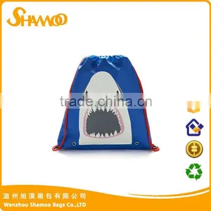 High Quality 210D Polyester Custom Drawstring Bag thumbnail-5