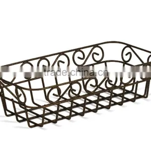 Hot Sale Elegant Scroll Steel Bread Basket thumbnail-3