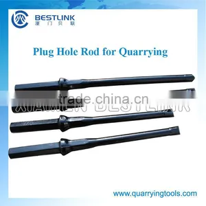 Sales Quarrying Stone H22 Chisel Bits Plug Hole Rod thumbnail-1