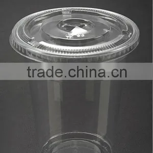 16oz Clear Plastic Disposable PET Cup With Lid thumbnail-1