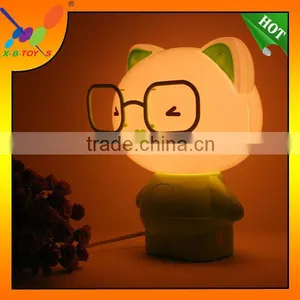 2014 New Style! Factory Directly Sell Table Lamp Promotion Gift, Big Glasses Super Cuddly Bear Night Light / Desk Lamp. thumbnail-4