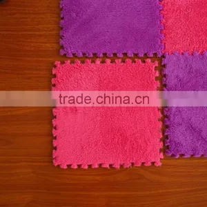 Household Eva Material Jigsaw Indoor Foam Mat Polyester Fabric thumbnail-5