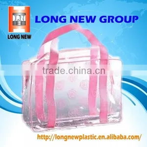 E Health Food File Handbag Cometic Custom Plastic Makeup Bag thumbnail-3