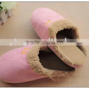 Knitted Suede Slippers Fabric thumbnail-1