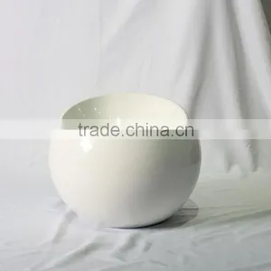 ABS Plastic or Fiberglass Outdoor Garden Finn Stone Ball Chair thumbnail-2