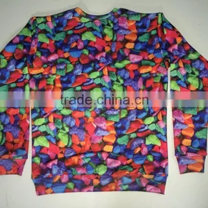 Women Latest Design Custom Sublimation 3D Printing Hoodie Crewneck Sweatshirt Wholesale thumbnail-2