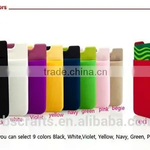 China Supplier Whosale Lycra Cell Phone Sticker Card Holder thumbnail-3