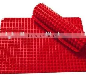 FDA & LFGB Quality Silicone Pyramid Baking Mat, Silicone Kitchen Bakeware thumbnail-1