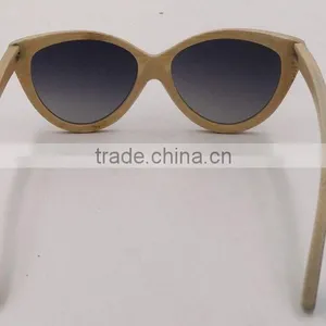 2016 Cat Eye Bamboo Sunglasses Wholesale thumbnail-5