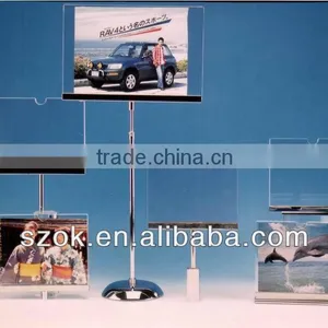 Diffirent Types Acrylic Double Side Paper Insert Sign Holder Wholesale thumbnail-1