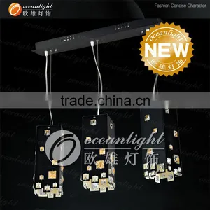 Chandelier Contemporary Crystal Lighting Crystal Hanging Light OM88034-4W thumbnail-3