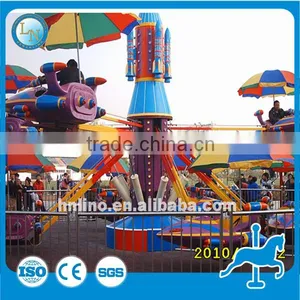 Gold Supplier Kids Outdoor Playground Airplane Amusement Rides Self Control Plane Ride for Sale thumbnail-1