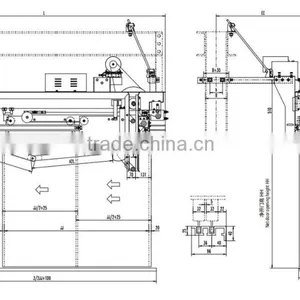 XD1407B Synchronous Belt Drive Side Opening Door Machine / Door Operator for Elevator Cabin thumbnail-3