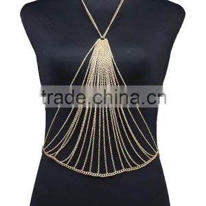 Trendy Punk Alloy Tassel Body Chain thumbnail-2