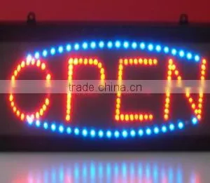 Shenzhen Manufacturer Supply Led Flashing Full Color Tube Chip Led Open Sign Board thumbnail-2