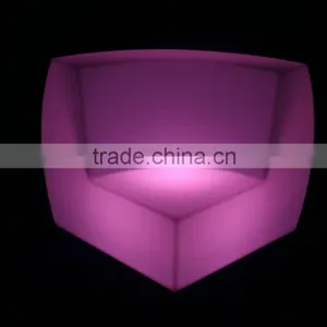 Custom-made LED Light Acrylic Sofa for Home/bar thumbnail-1