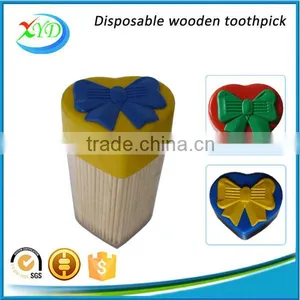 Disposable Sterile Wooden Toothpicks / Plastic Jar Wooden Toothpick thumbnail-5