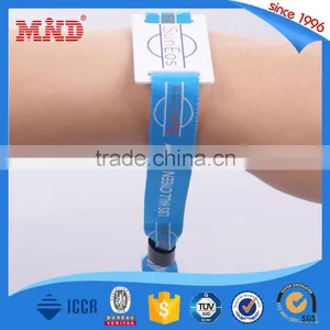 MDWW70 Event Festival Fabric Bracelets Rfid Woven Wristbands thumbnail-1