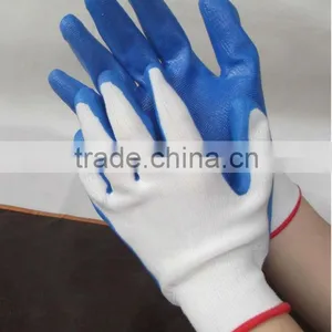 Hot Sell PU Coated Nylon Work Gloves thumbnail-1