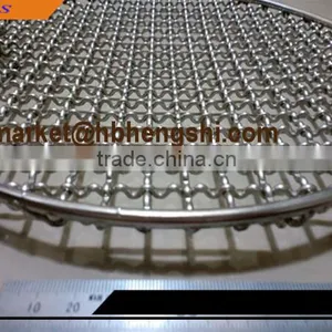 Round Galvanized Barbecue Grill Wire Mesh / BBQ Grill Netting Price (factory) thumbnail-5