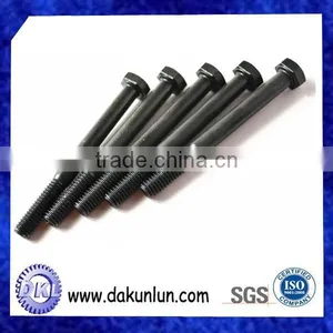 Black Carbon Steel Outer Hex Half-thread Screw Bolt thumbnail-4