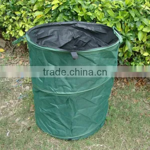 Folding Collapsible Pop up Garden Waste Leaves Bag Basket Sack thumbnail-1