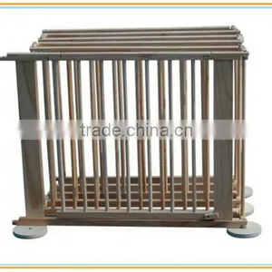 Solid Pine Wood Baby Playpen With Door thumbnail-3