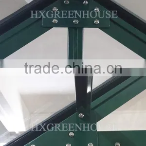 New Product Strong Glass Greenhouses for Agriculture Price HX78127G-1 thumbnail-3