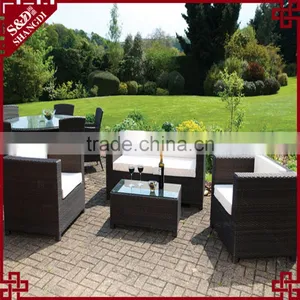 SD Garden Furniture Resort Hotel Rattan Wicker Sofa Set thumbnail-1