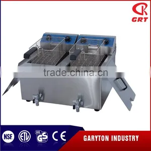 GRT - E36V Hot Sale Double Basket Electric Deep Fryer thumbnail-3