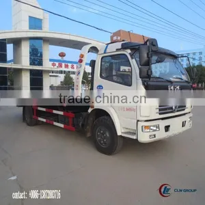124hp DONGFENG 4*2 Hydraulic Wrecker Platform 5.6m thumbnail-1