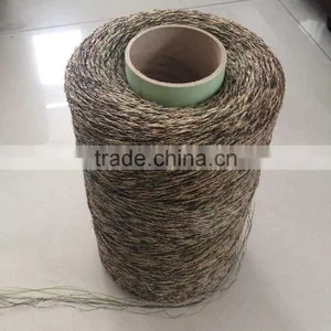 12000D/16F PE Straight+ PP Curly Artificial Grass Yarn for Landscaping Turf thumbnail-2