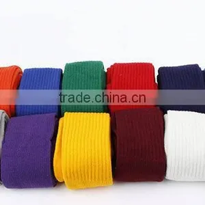 Hot Sale Breathable Plain Knee High Football Socks thumbnail-1