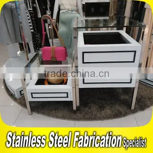 Design and Fabricating Stainless Steel Shoe Display Rack Cabinet thumbnail-1