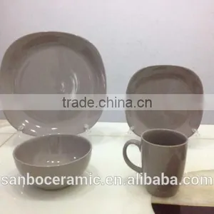 Corelle Dinnerware Sets Wholesale, Square Porcelain Dinnerware Sets Cheap Stocklot Whoesale thumbnail-6