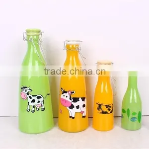1000ml,750ml,250ml Glass Bottle for Milk thumbnail-1
