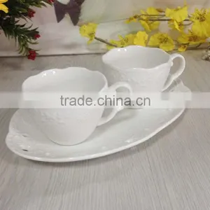 Emboss Porcelain&Ceramic Coffee Set thumbnail-1